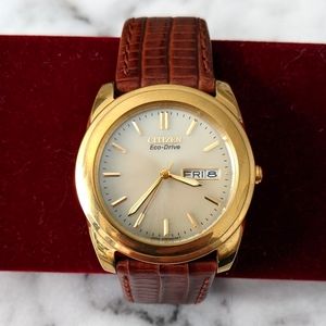 Citizen Eco Drive Gold Tone Quartz Watch